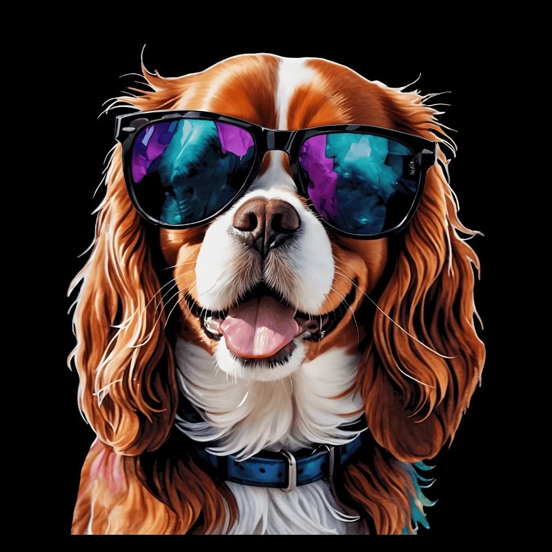 Cavalier King Charles Spaniel Lunettes de Soleil Chien