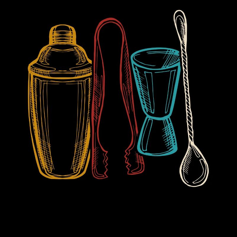 Barman Mixologue Rétro