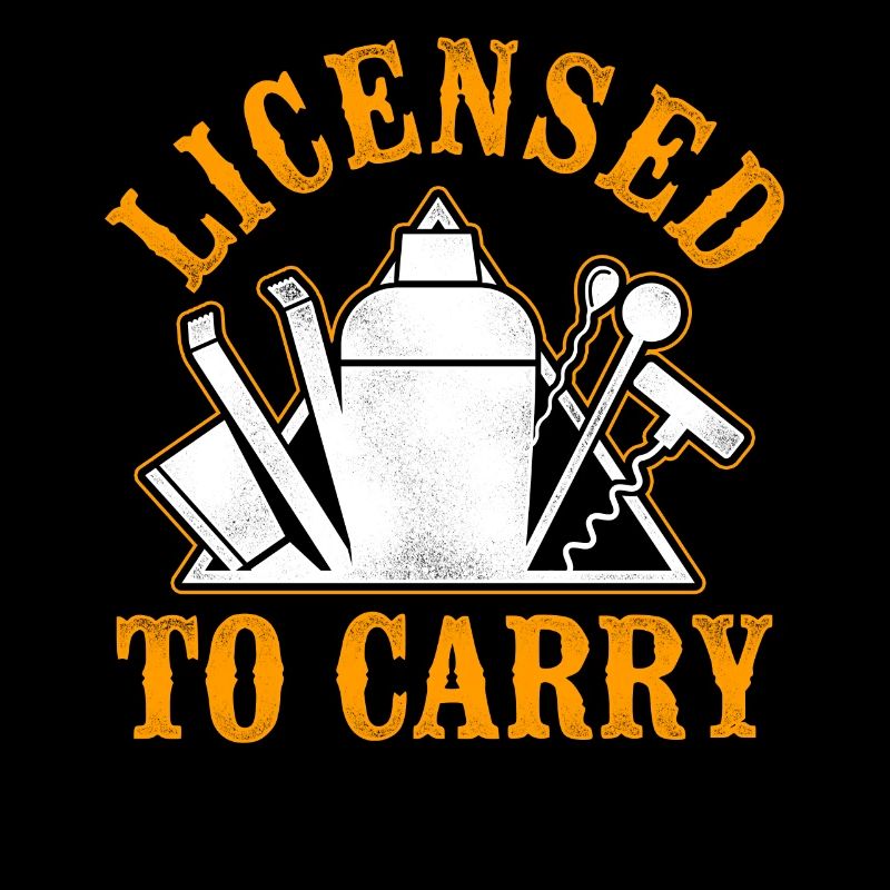 Bartender Mixologist Licensed To