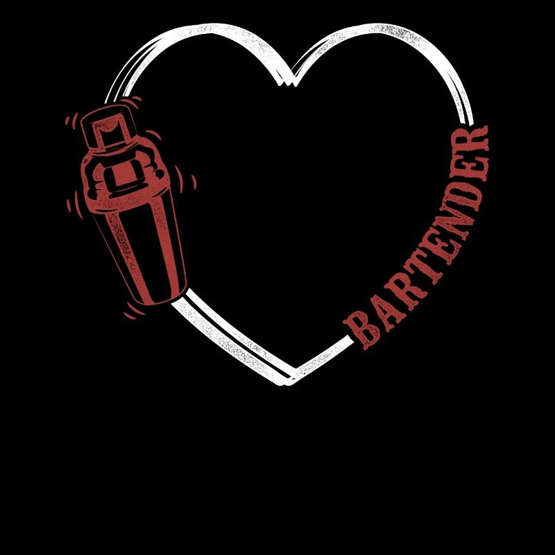 Bartender Mixologist Heart