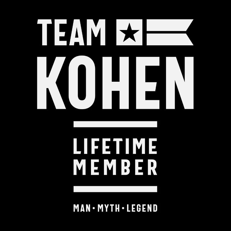 Membre à vie de l’équipe Kohen Funny Name Kohen