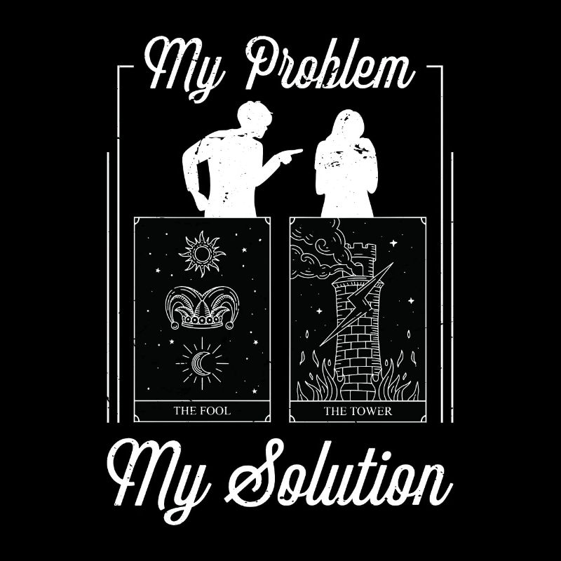 Tarot Reader My Problem My Solution Pictogram Mom