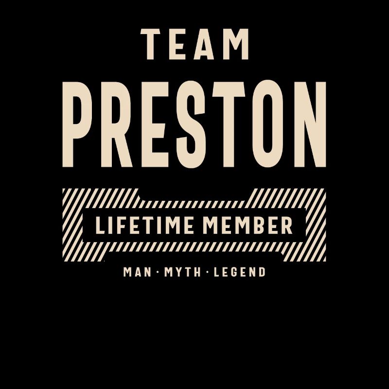 Team Preston Lifetime Member Name Preston