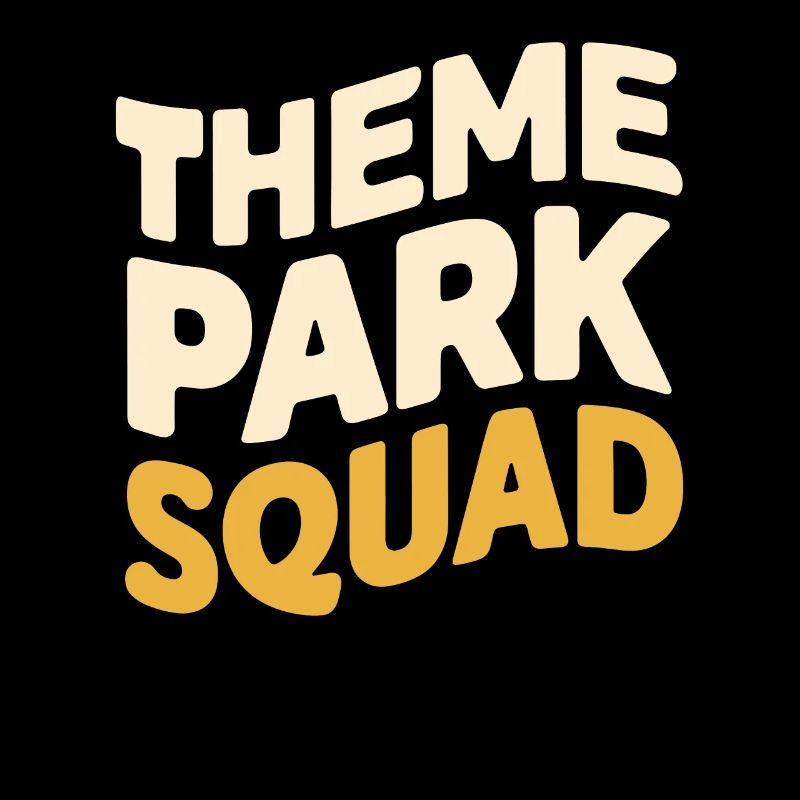 Chemise d’équipe drôle de parc à thème Squad