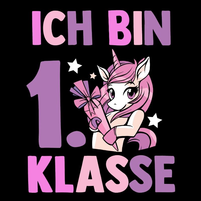 Licorne Enfant de première année Début de l’école Einschu