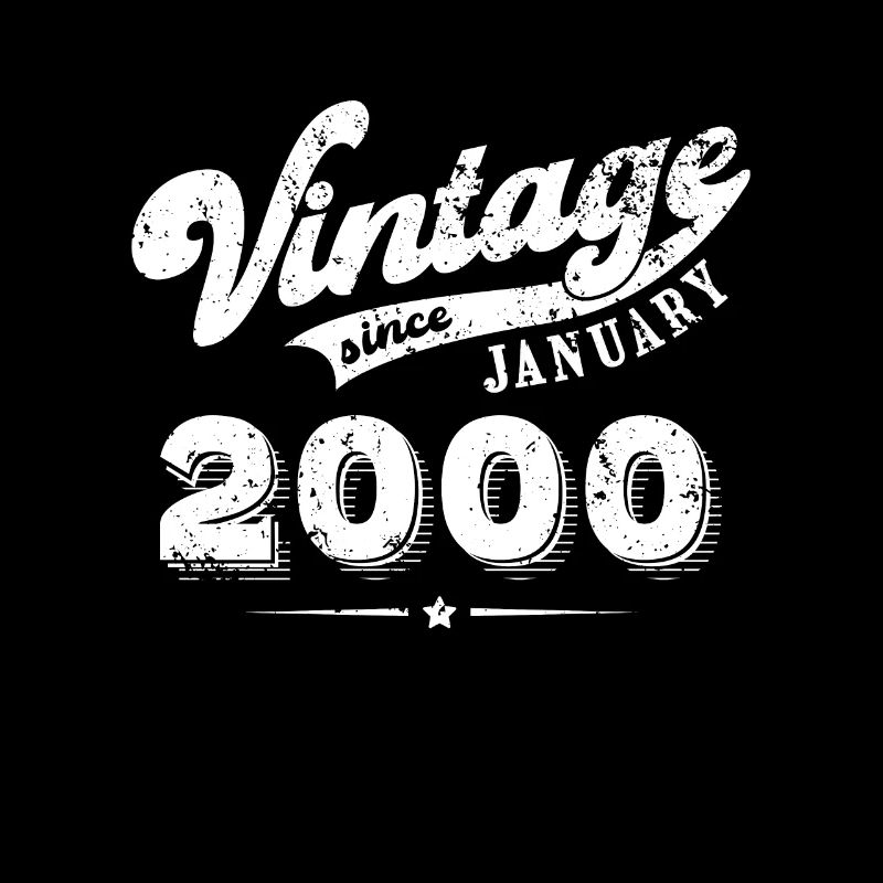 Vintage since January 2000 Geburtstag Geschenk