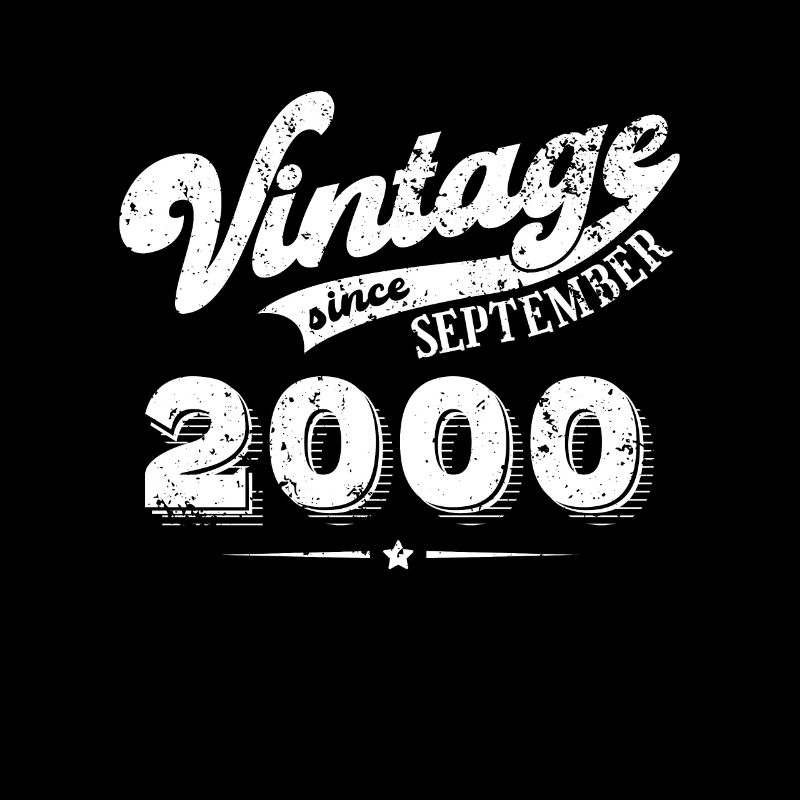 Vintage since September 2000 Geburtstag Geschenk