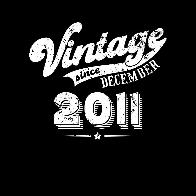 Vintage since December 2011 Birthday Gift