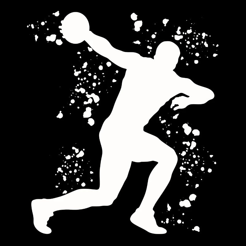 Discus thrower Colorsplash discus throw