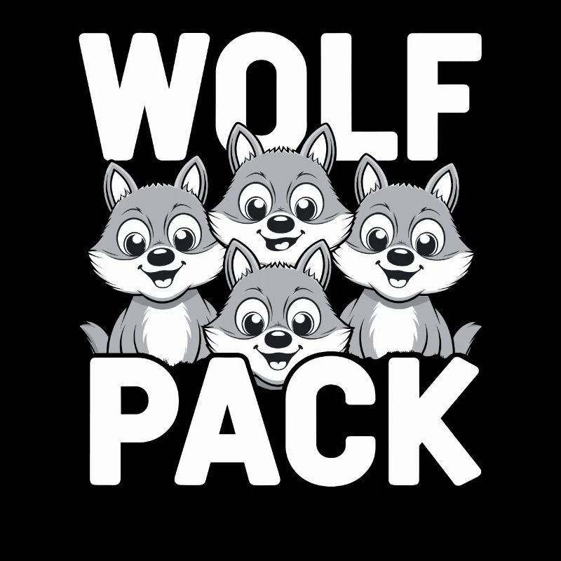 Wolf Group Design Meute de loups