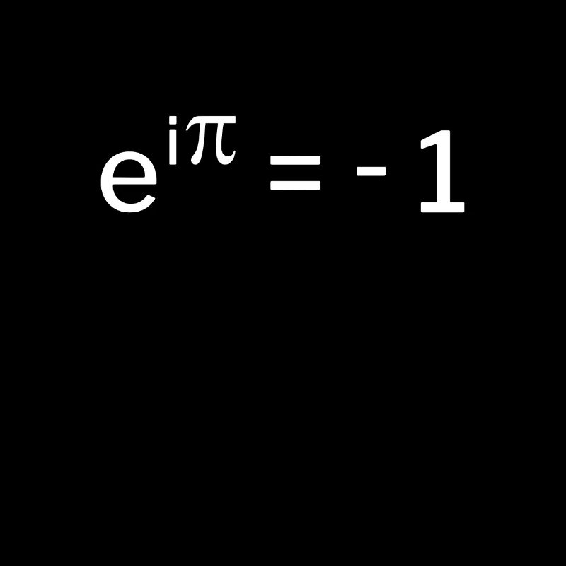 e^i pi + = -1 - Eulersche Identität Geschenkidee