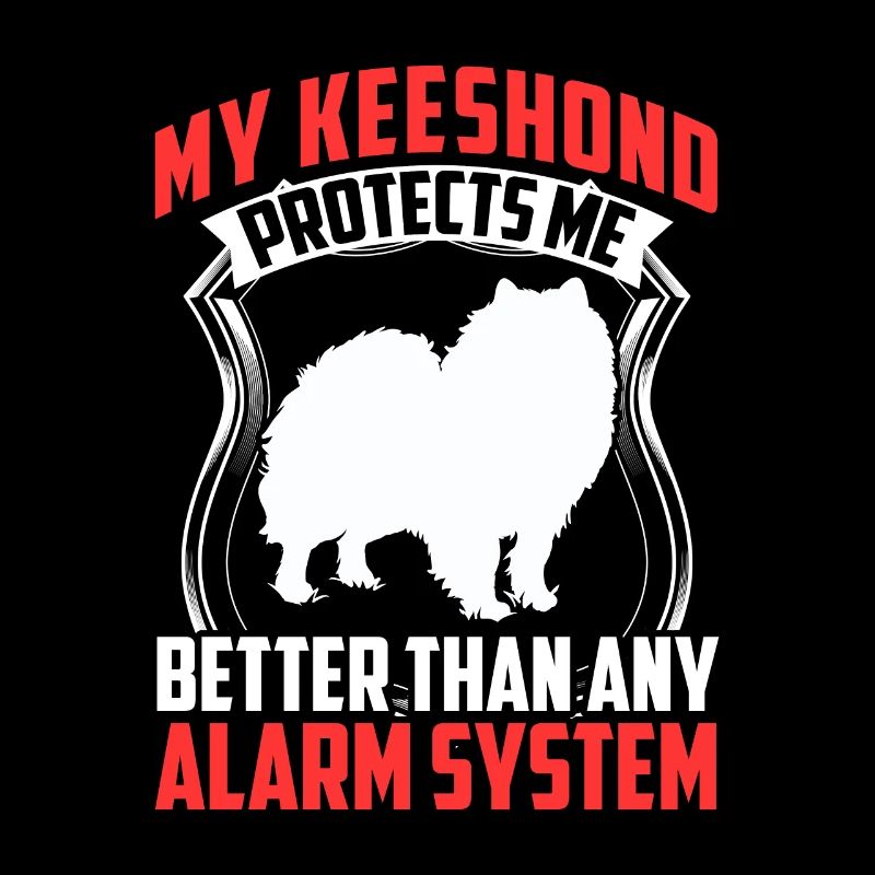 Wolfspitz protects me better Keeshond