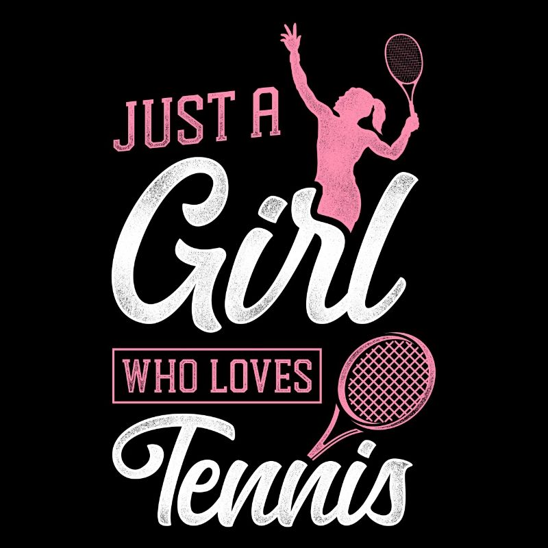 Funny Tennis Player Racket Just A