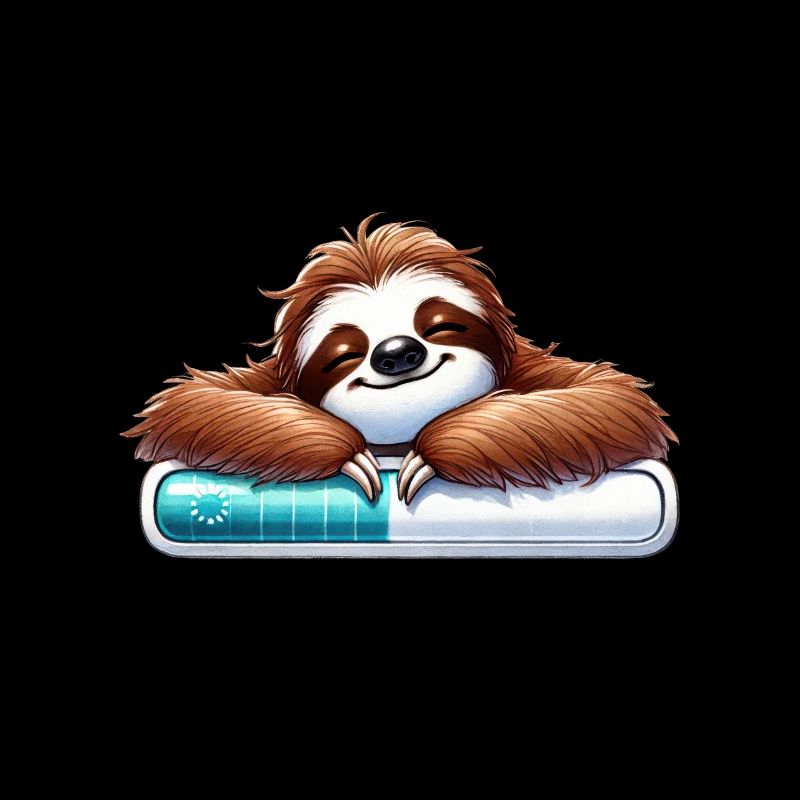 Relaxed Sloth Loading Bar