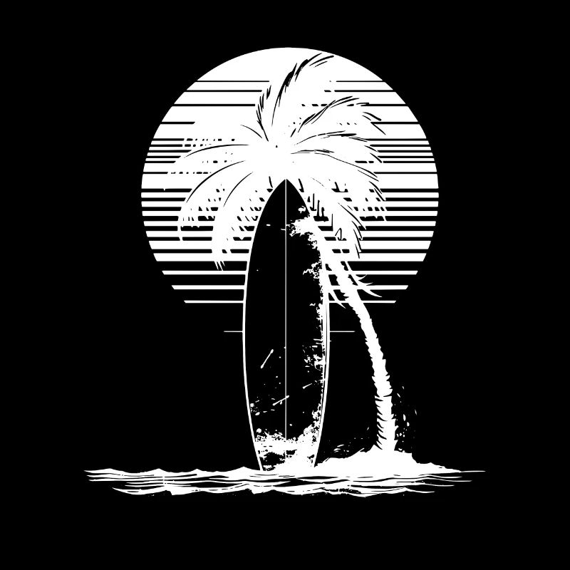 Dessin de planche de surf