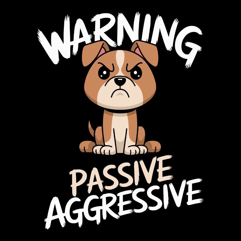 Warnung Vor Passiv-Aggressivem Hund
