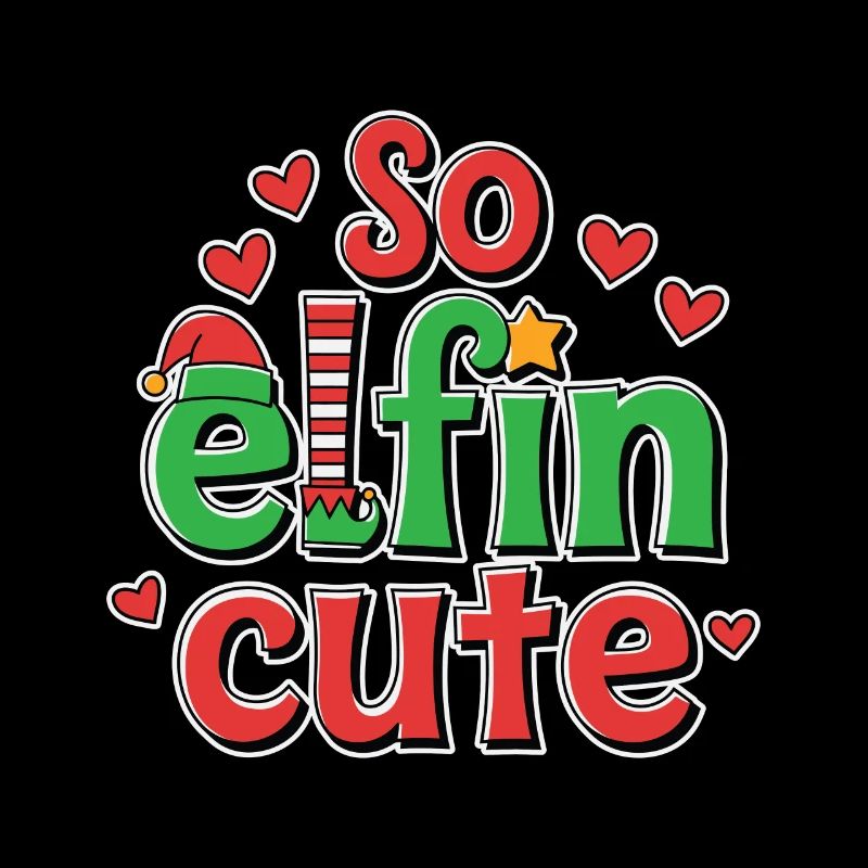 So Elfin Mignon Motif Elfe de Noël