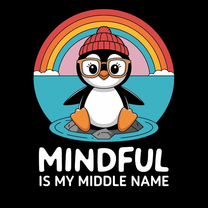 Mindfulness is my middle name Penguin