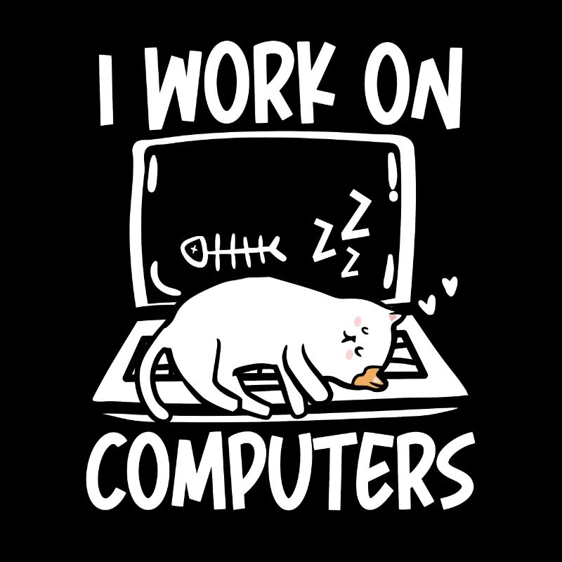I work on computers
