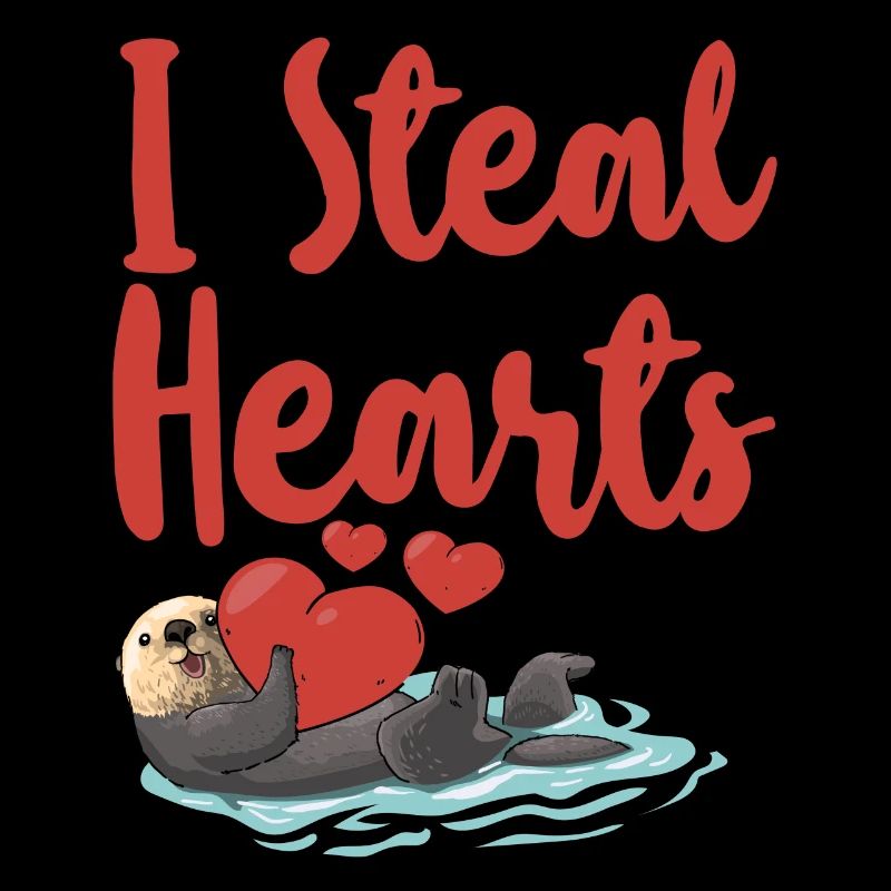 Loutre Saint-Valentin je vole