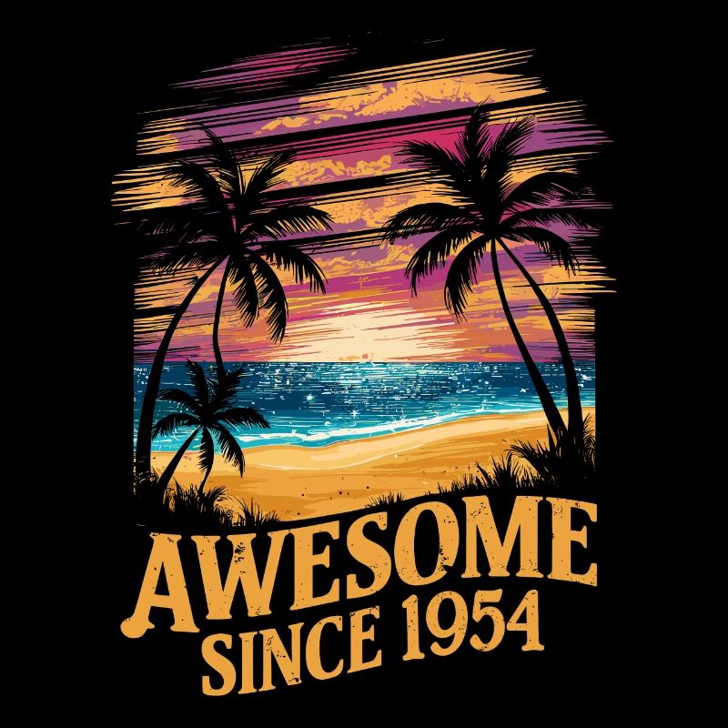 Awesome Since 1954 Beach Sunset
