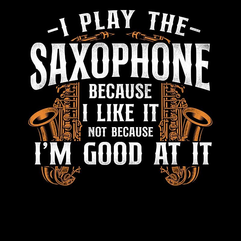 Saxophone Je joue du saxophone