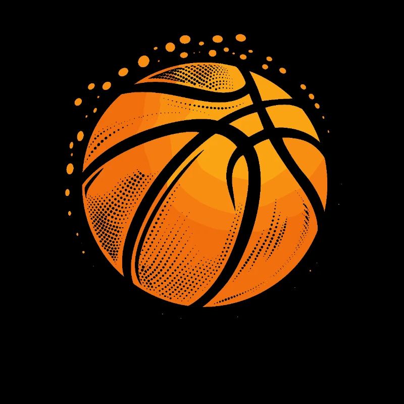 Graphique de ballon de basket-ball