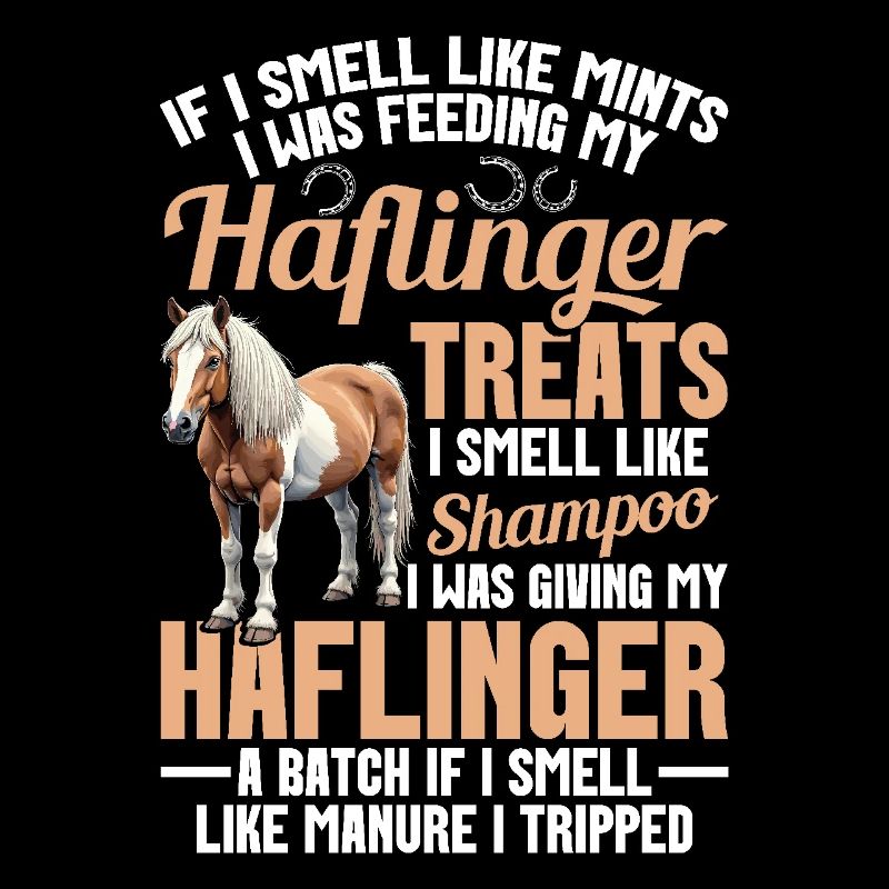 Haflinger Break Your Bones Cheval Maman Équitation