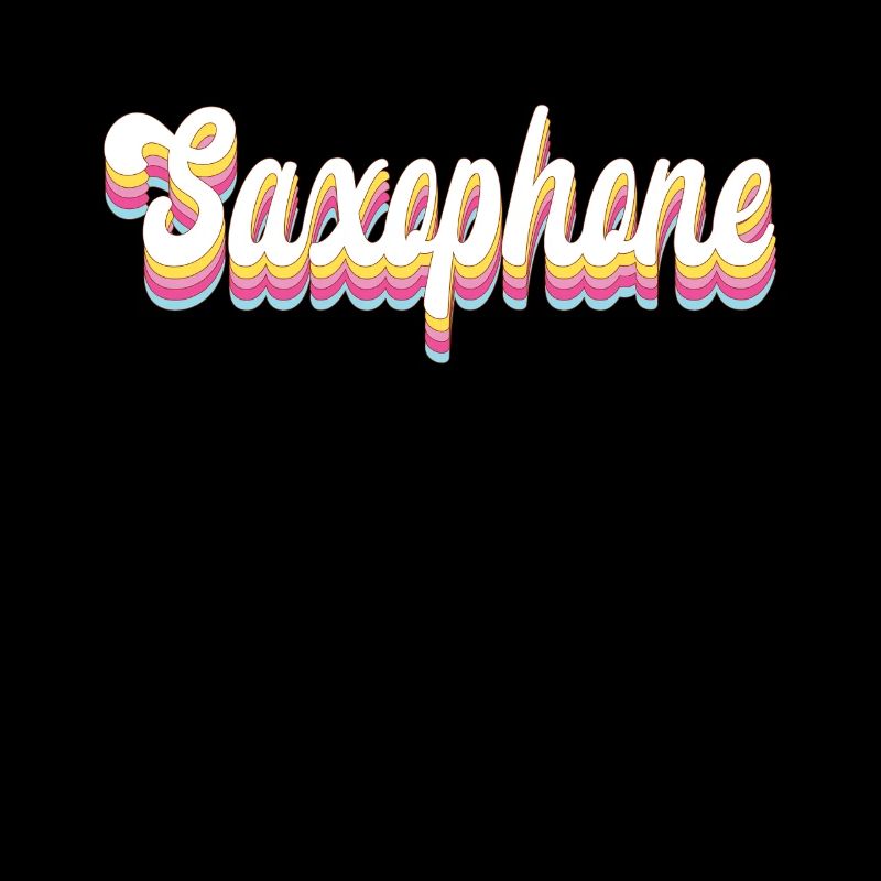 Saxophone Retro Vintage 80s 90s