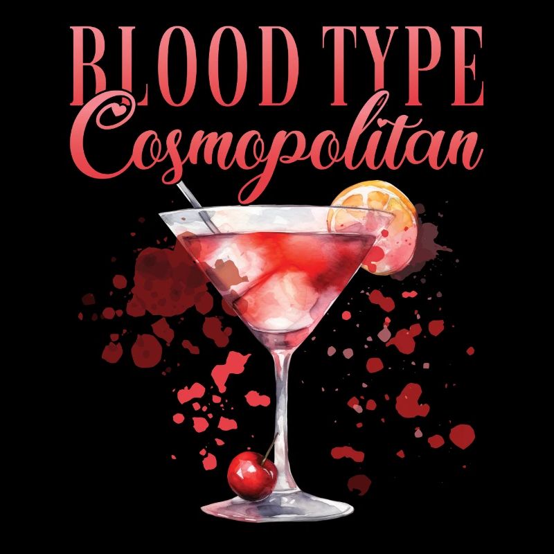 Cocktail Barkeeper Blood Type Cosmopolitan
