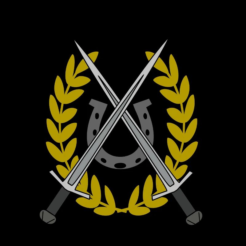 Sword Swords Medieval Warrior Horseshoe
