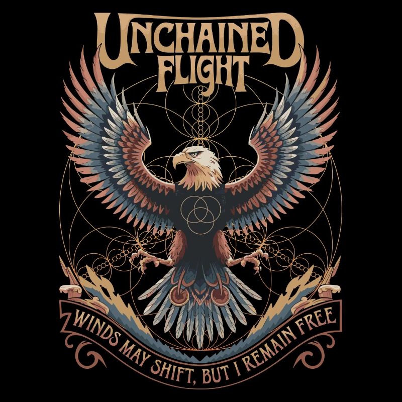 Unchained Flight - Eagle & Sacred Geometry