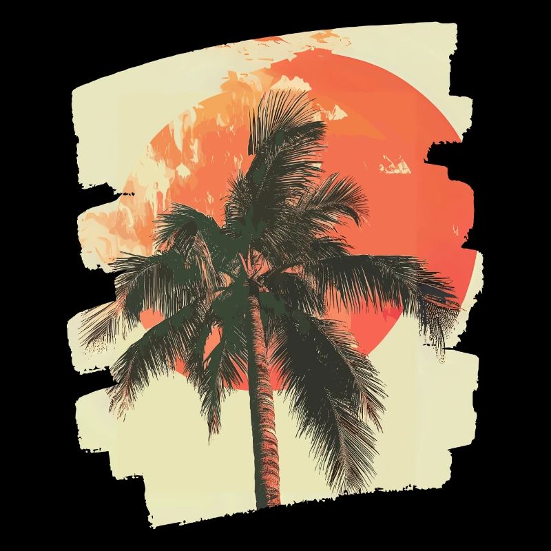 Palm Tree Sunset Summer