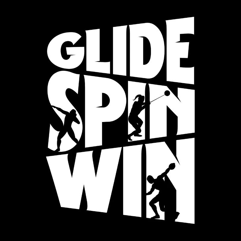 Lancer du poids Lancer du poids Lancer du poids Glide Spin Win