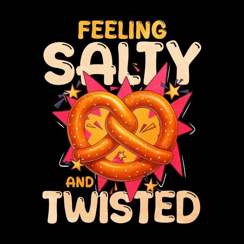 Playful salt knot with twisted design