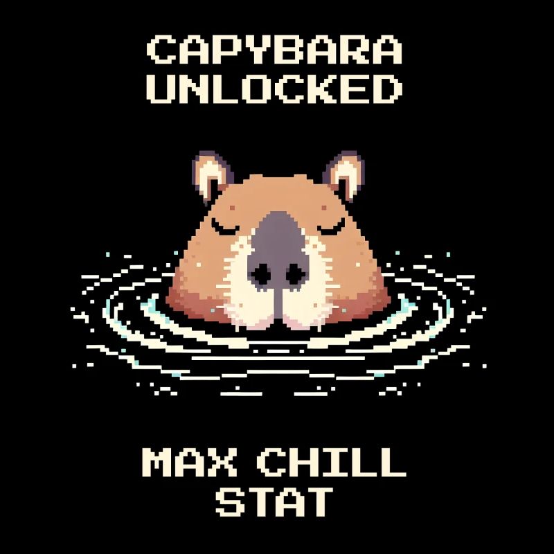 Capybara débloqué – Max Chill | Mème