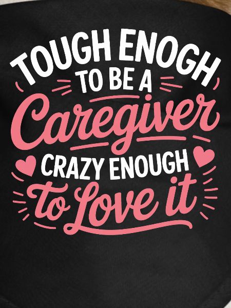 Caregiver Pride Script Pink