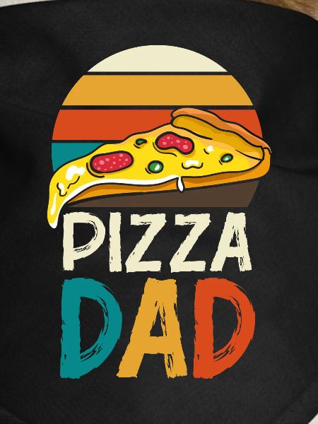 Pizza Dad Retro Logo