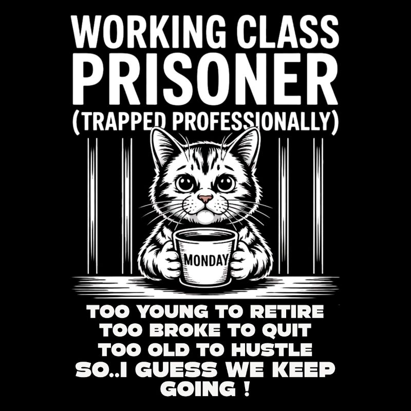 Monday Trapped Work Funny Work Outfit