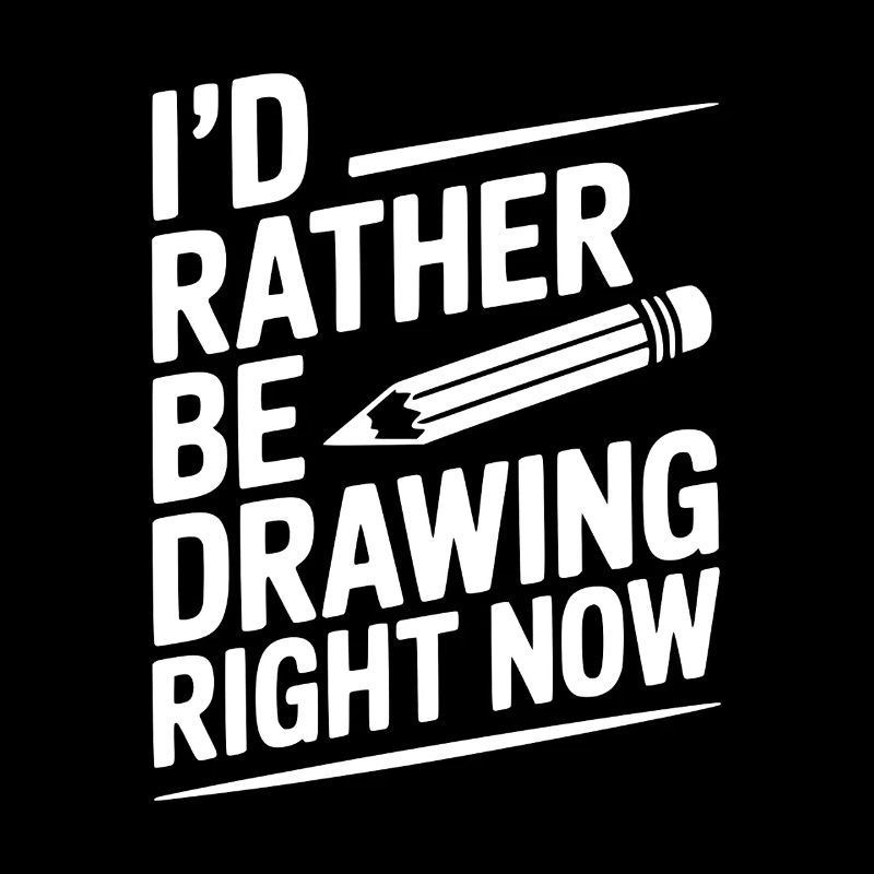 Je préfère dessiner en ce moment