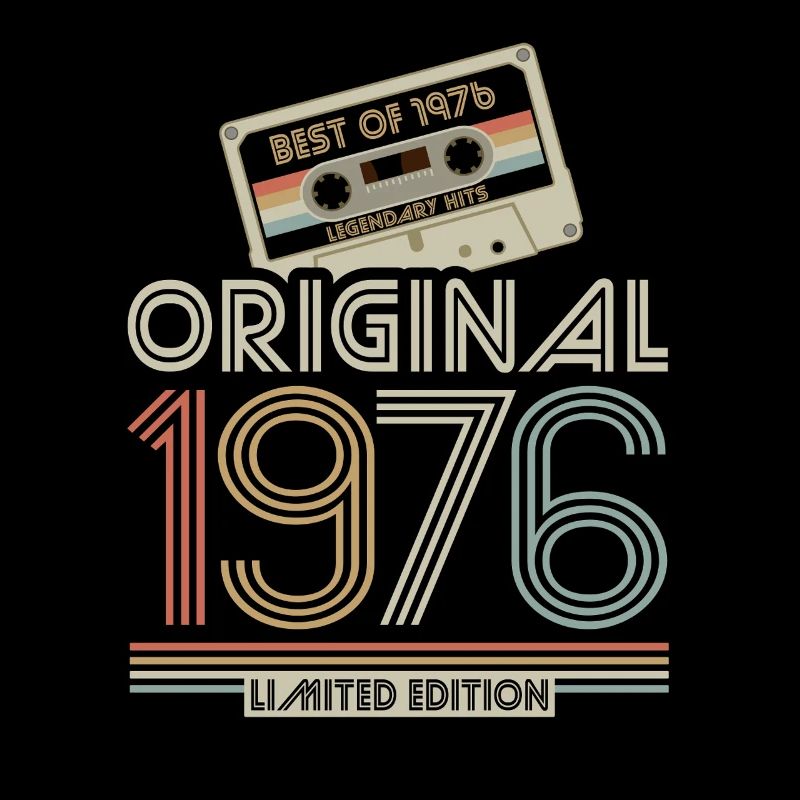 Édition limitée Original 1976 Cassette rétro