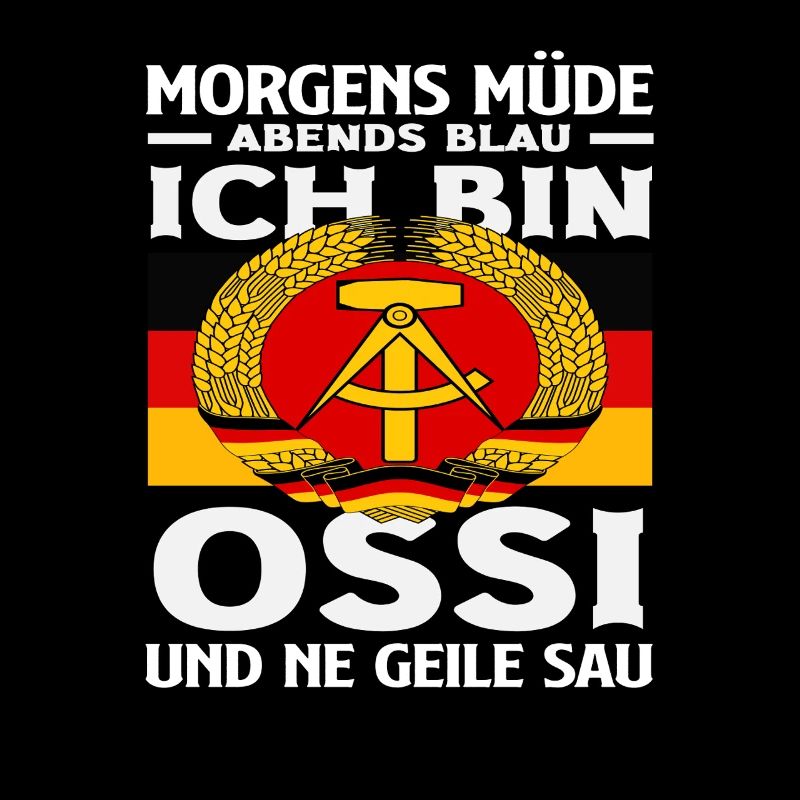 Matin fatigué Ossi Dire RDA Pride Allemagne de l’Est