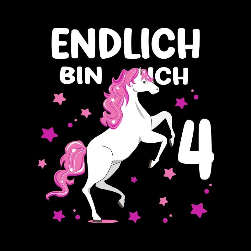 4 Jahre alt Pferd Endlich Bin Ich 4 Mädchen 4.