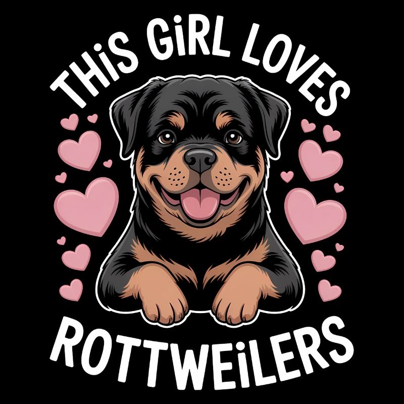 Rottweiler Spruch Mädchen Fun Rottweiler Geschenk