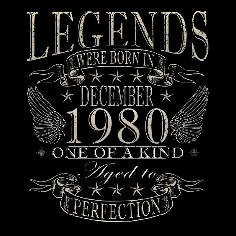 Geburtstag Dezember 1980 Geschenk Dezember 1980