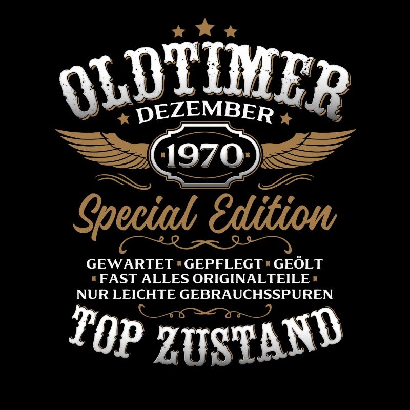 55. Geburtstag Geschenk Oldtimer Dezember 1970