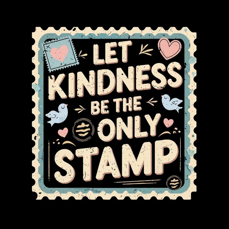 Humanity Let Kindness Be The Only Stamp