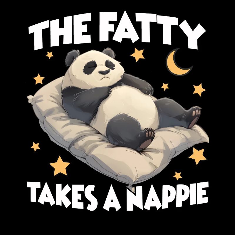 Morgenmuffel & Panda Lovers Pyjama Nachthemd