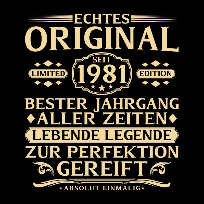45th Birthday True original since 1981