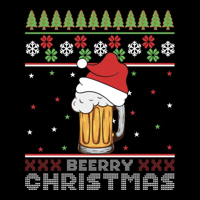 Frohe Weihnachtsbier, hässlicher Pullover – Geschenk
